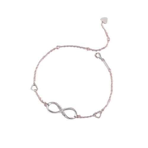 Sterling Silver Infinity Bracelet