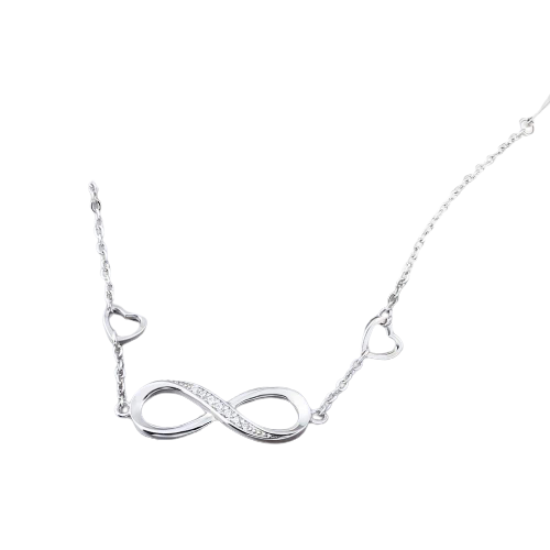 Sterling Silver Infinity Bracelet