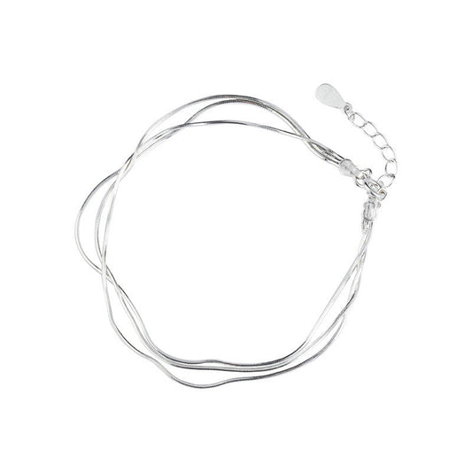 Sterling Silver Layered Bracelet
